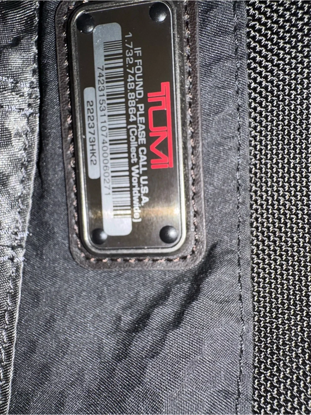 Tumi Alpha Bravo “Foster” black messenger bag